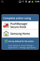 PushManager Secure Kiosk Affiche