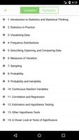 Statistics Textbook capture d'écran 2