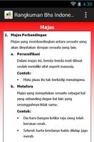 Rangkuman Bahasa Indonesia SMP capture d'écran 3