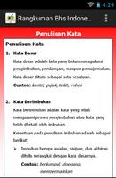 Rangkuman Bahasa Indonesia SMP screenshot 2