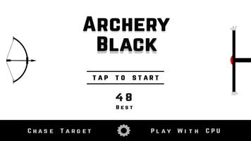 Archery Black Affiche