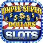 Slots - Triple Super Dollars icône