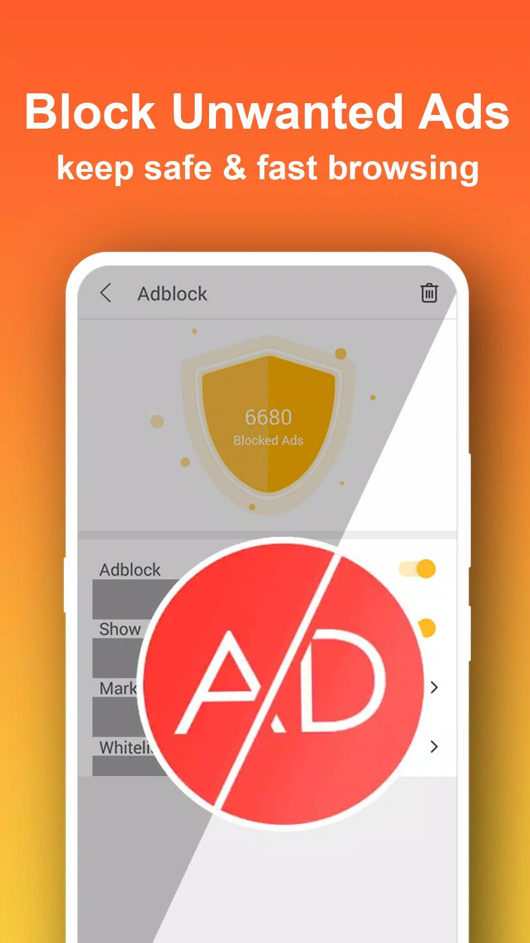 Android İndirme için Mini Web Browser- Ad Blocker APK