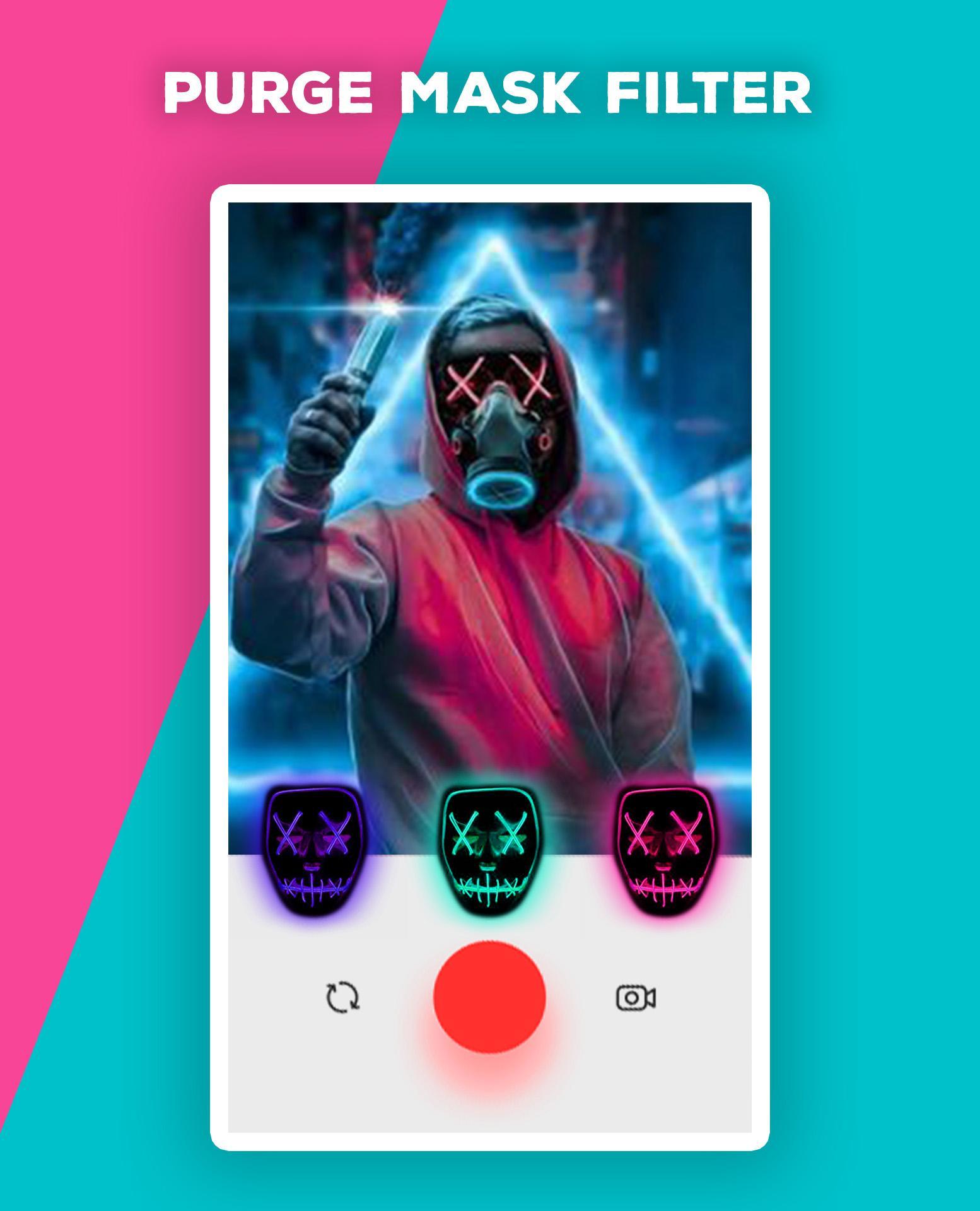 Purge Mask Filter Led Face Mask Photo Editor For Android Apk Download - purge mask roblox