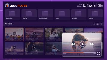 Purple Video Player captura de pantalla 1