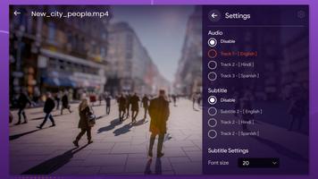 Purple Video Player syot layar 3