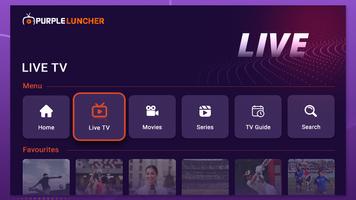 Purple Launcher - IPTV Player 海报