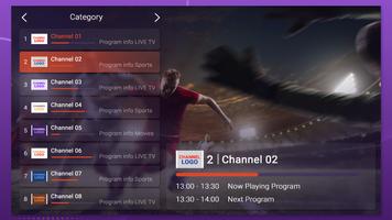 Purple Launcher - IPTV Player 截图 1