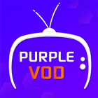 Purple VOD - IPTV Player आइकन