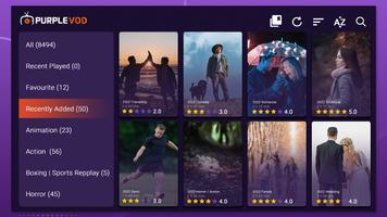 Purple VOD - IPTV Player স্ক্রিনশট 1