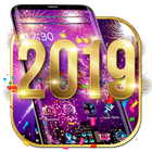 ikon Selamat Tahun Baru 2019 tema