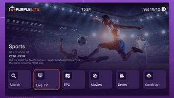 Purple Lite - IPTV Player الملصق