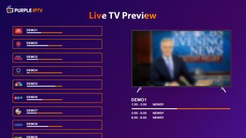 IPTV Smart Purple Player capture d'écran 1