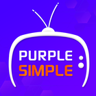 Purple Simple - IPTV Player icône