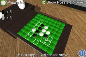 Reversi 3D by Purple Buttons स्क्रीनशॉट 1