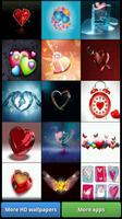 Love Heart HD Wallpapers Affiche