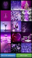 Lovely Purple HD Wallpapers تصوير الشاشة 1