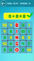 Math Bingo poster