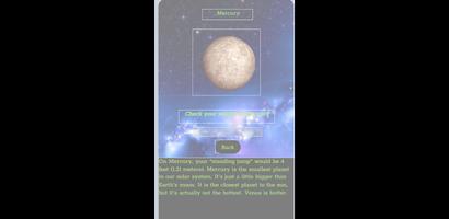 Space weight calculator App screenshot 2