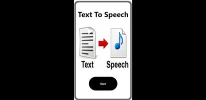 Text to Speech poster