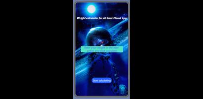 Weight at Solar Planets App poster