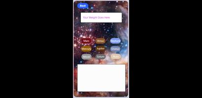 Planetary Weight Calculator screenshot 3