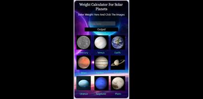 Calculator for Solar Planets screenshot 1