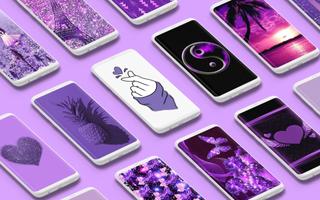 Purple Wallpaper پوسٹر