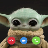 Baby Yoda Fake Video Call icon
