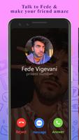3 Schermata Fede Vigefani Fake Video Call