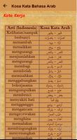 Belajar Kosa Kata Bahasa Arab capture d'écran 2