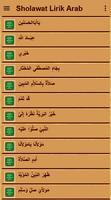 Kumpulan Sholawat Lirik Arab captura de pantalla 2