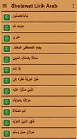 Kumpulan Sholawat Lirik Arab screenshot 2