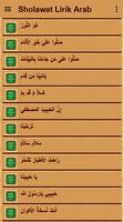 Kumpulan Sholawat Lirik Arab imagem de tela 3