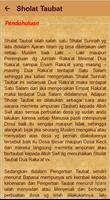 Panduan Sholat Taubat +  Doa imagem de tela 2