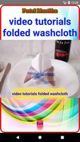 video tutorial folded cloth / napkin syot layar 1