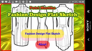 Fashion Design Flat Sketch اسکرین شاٹ 1
