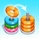Hoop Stack - Color Sort Puzzle simgesi