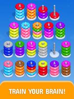 Hoop Stack - Color Sort Puzzle скриншот 3