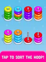 Hoop Stack - Color Sort Puzzle Ekran Görüntüsü 1