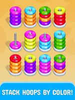 Hoop Stack - Color Sort Puzzle скриншот 2