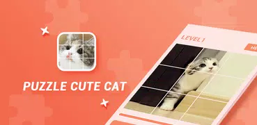 Puzzle Cute Cat - Swap Puzzle
