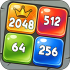 2048 juego de rompecabezas icono