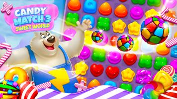 Candy Match 3: Sweet World Screenshot 1