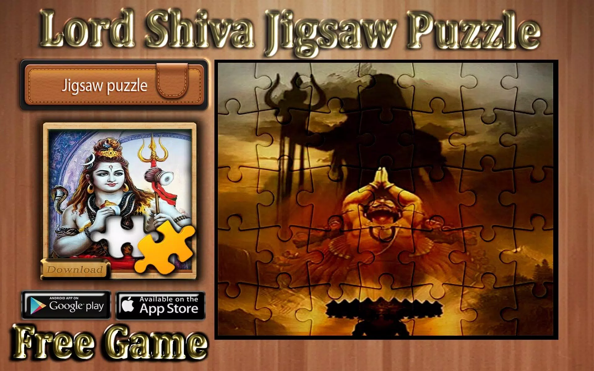 lord Shiva Jigsaw Puzzle game for Adults APK for Android Download