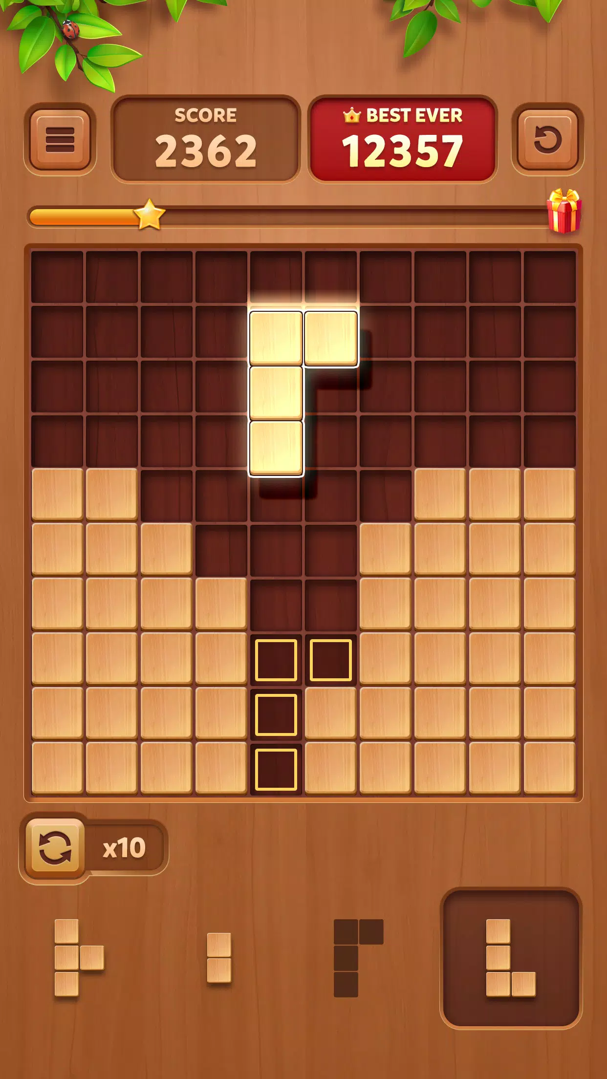 Wooden 100 Block Puzzle Game para Android - Download