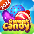 Sweet candy puzzle icon