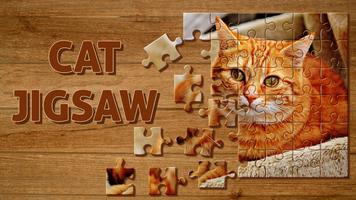 Cat Jigsaw Puzzle الملصق