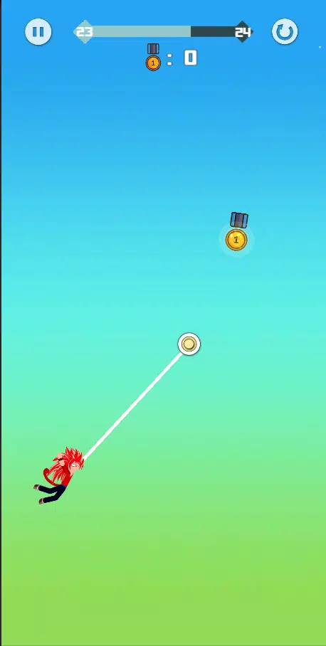 Stickman Hook Jump : Swing Star Hero