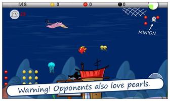 真珠をキャッチ：子供のためのアドベンチャーゲーム。 スクリーンショット 1